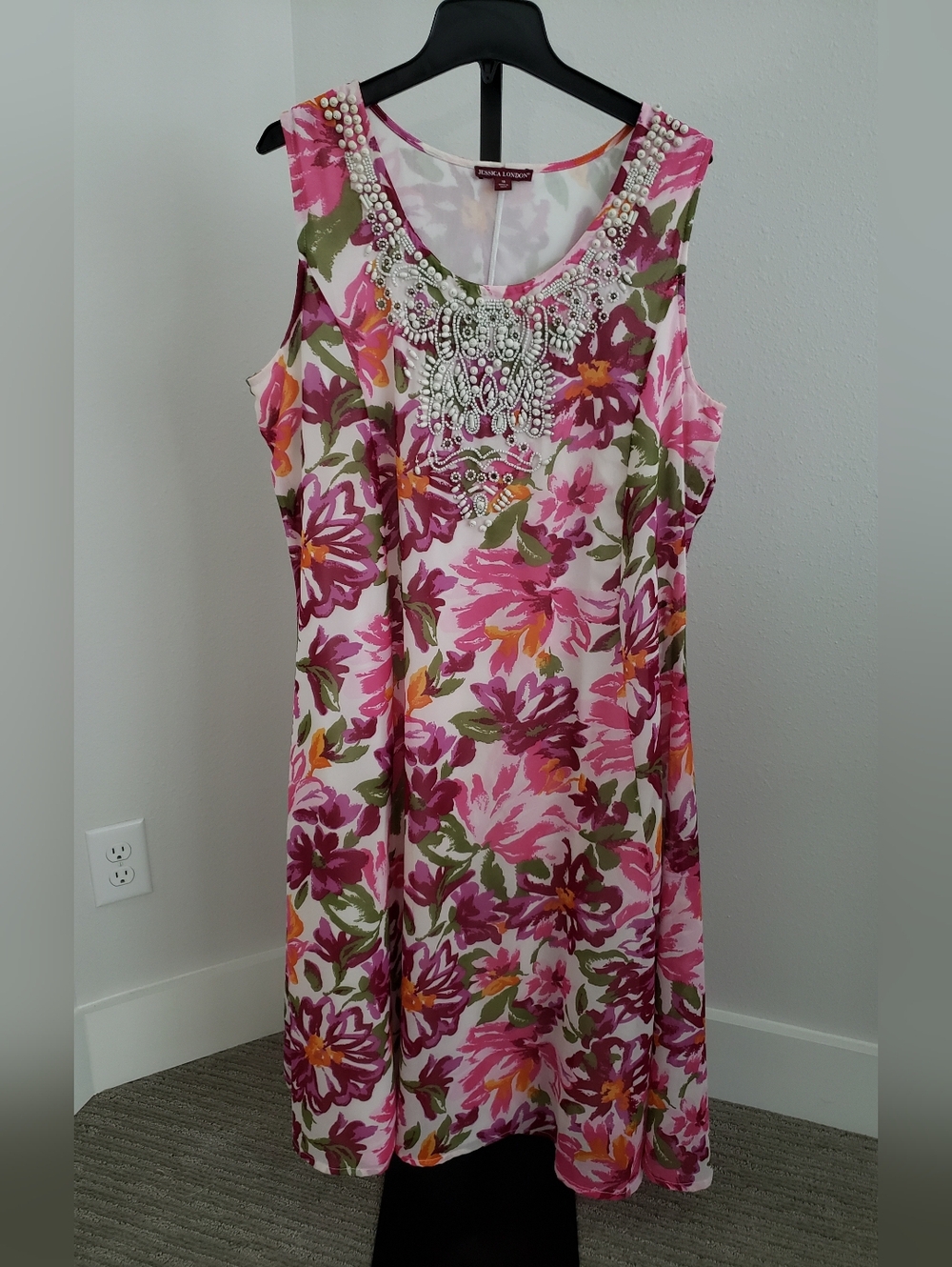 (EUC) Jessica London Flowy Spring Sun Dress (Size: 18W)